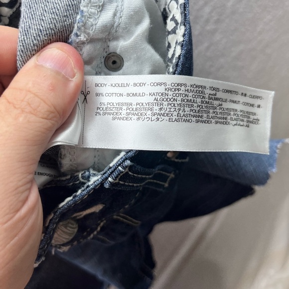 Ariat REAL denim Cut off Denim Jean Shorts Jorts Womens 29 Cute Comfy 2323 - Picture 4 of 7